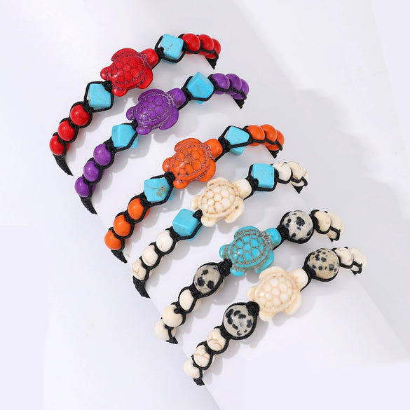 Wholesale Woven Thread Rope Bracelet Handmade With Geometric Animal Zodiac Pattern For Women