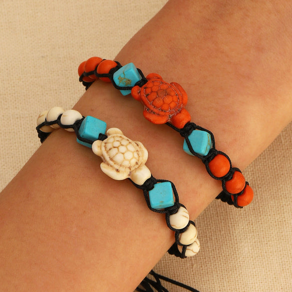 Wholesale Woven Thread Rope Bracelet Handmade With Geometric Animal Zodiac Pattern For Women