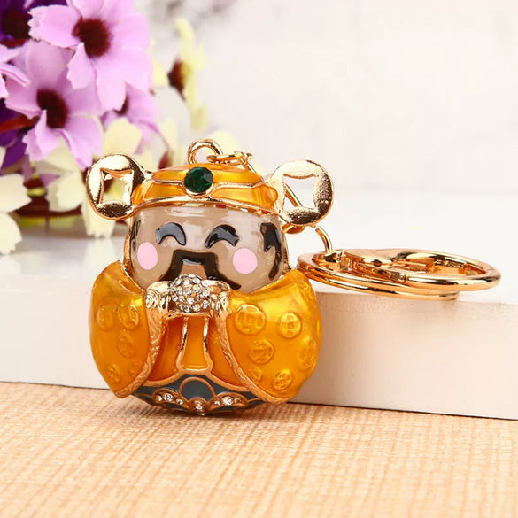 Wholesale Zinc Alloy Bear Car Key Pendant Women's Cute Exquisite Keychain Bag Pendant