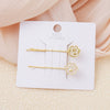 Wholesale Zinc Alloy Blue Star Cat Cloud Women's Cartoon Style Electroplated Hairpin