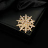 Wholesale Zinc Alloy Brooch With Flower Pattern Simple Style Electroplating Process Suitable For Men And Women
