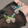 Wholesale Zinc Alloy Butterfly And Flower Brooch With Electroplating For Women