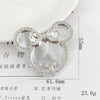 Wholesale Zinc Alloy Cartoon Doll Handmade Diamondembedded Cosmetic Mirror Jewelry Accessories Mobile Phone Shell