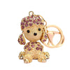 Wholesale Zinc Alloy Cute Style Puppy Car Keychain And Women's Bag Pendant