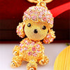 Wholesale Zinc Alloy Cute Style Puppy Car Keychain And Women's Bag Pendant