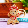 Wholesale Zinc Alloy Cute Style Puppy Car Keychain And Women's Bag Pendant