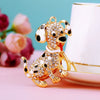 Wholesale Zinc Alloy Cute Style Puppy Car Keychain And Women's Bag Pendant