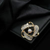 Wholesale Zinc Alloy Flower Shaped Electroplated Multifunctional Scarf Buckle For Women