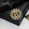 Wholesale Zinc Alloy Geometric Ladies Antilight Collar Pins Joker Fashion Brooch With Electroplating