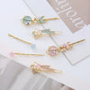 Wholesale Zinc Alloy Handmade Cute Star Moon Fantasy Pink Blue Hair Clips For Girls