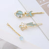 Wholesale Zinc Alloy Handmade Cute Star Moon Fantasy Pink Blue Hair Clips For Girls