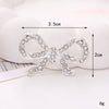 Wholesale Zinc Alloy Light Luxury Hirback Pattern Bow Accessories For Mobile Phone Cases And Hole Shoes With Electroplating