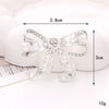 Wholesale Zinc Alloy Light Luxury Hirback Pattern Bow Accessories For Mobile Phone Cases And Hole Shoes With Electroplating