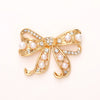 Wholesale Zinc Alloy Light Luxury Hirback Pattern Bow Accessories For Mobile Phone Cases And Hole Shoes With Electroplating