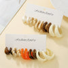 Wholesale Zinc Alloy Literary Geometric Cshaped Drop Shape Electroplated Earrings For Women
