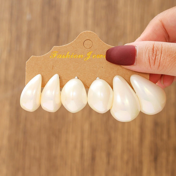 Wholesale Zinc Alloy Literary Geometric Cshaped Drop Shape Electroplated Earrings For Women