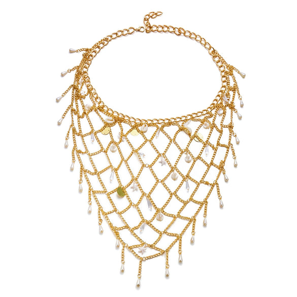 Wholesale Zinc Alloy Starfish Shell Pendant Bikini Body Chain And Skirt Chain For Women