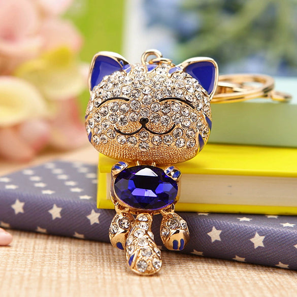 Wholesale Zinc Alloy Turtle Shaped Rhinestone Keychain For Women As Business Gift
