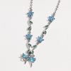 Wholesale Zircon And Copper Bow Necklace For Women Light Luxury Ins Niche Colorpreserving O Word Chain