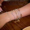 Wholesale Zircon Bracelet Stainless Steel Geometric Electroplated Jewelry For Women