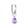 Wholesale Zircon Drop Shape Pendant Earrings Sweet Style High Quality For Women