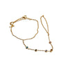 Wholesale Zircon Geometric Finger Chain Ring Hand Jewelry For Women