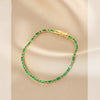 Wholesale Zircon Geometric Style Simple Buckle Bracelet With Real Gold Electroplated And Diamond Design For Women
