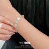 Wholesale Zircon Heart Fashion Electroplated Women's Bracelet