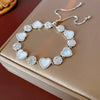 Wholesale Zircon Heart Fashion Electroplated Women's Bracelet
