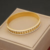 Wholesale Zircon Inlaid Stainless Steel Jewelry Bracelet