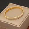 Wholesale Zircon Inlaid Stainless Steel Jewelry Bracelet