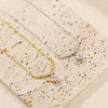 Wholesale Zircon Necklace 925 Silver Wave Styling Oshaped Chain Electroplated For Women