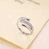 Wholesale Zircon Open Ring Geometric Style For Women And Unisex