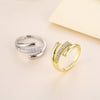 Wholesale Zircon Open Ring Geometric Style For Women And Unisex