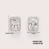 Wholesale Zircon Square Earrings Fashion Diamond Design For Women