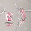Wholesale Zircon Square Earrings Fashion Diamond Design For Women