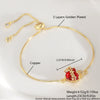 Wholesale Zircon Zirconia Retro Classic Goldplated Heartshaped Cross Bracelet For Women And Men