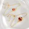 Wholesale Zircon Zirconia Retro Classic Goldplated Heartshaped Cross Bracelet For Women And Men