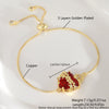 Wholesale Zircon Zirconia Retro Classic Goldplated Heartshaped Cross Bracelet For Women And Men
