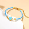 Wholesale Zodiac Year Red Rope Bracelet For Women Zinc Alloy Fourleaf Clover Seiko Style