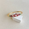 Wide Painted Enamel Openwork Bracelet With Floral Pattern Retro Plated Jewelry Accessory