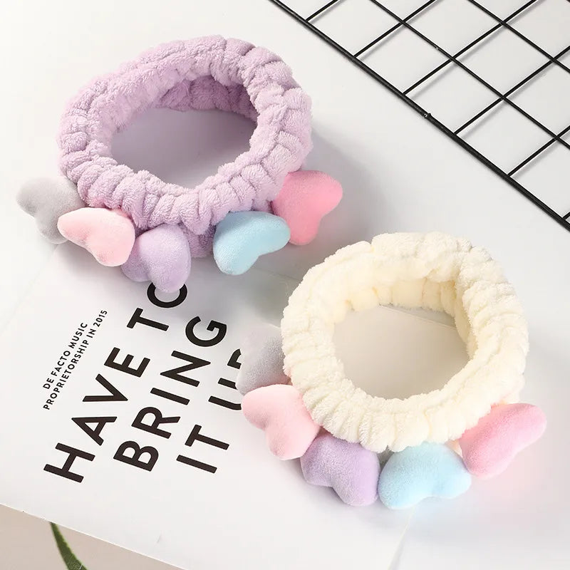 Wide-Sided Non-Slip Heart  Hairband