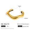 Wide Version Highend Exaggerated Open Bracelet Stainless Steel 18K Vacuum Plated In Furnace Hand Jewelry