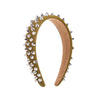 Widebrimmed Leather Headband Jewelry For Women With Rivets Handmade Trendy Cool Geometric Style