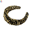 Widebrimmed Sequin Cloth Handmade Headband Women's Hair Accessories