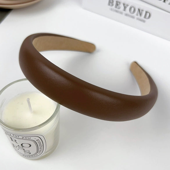 Widebrimmed Sponge High Cranial Top Handmade Cortex Hair Band For Girls