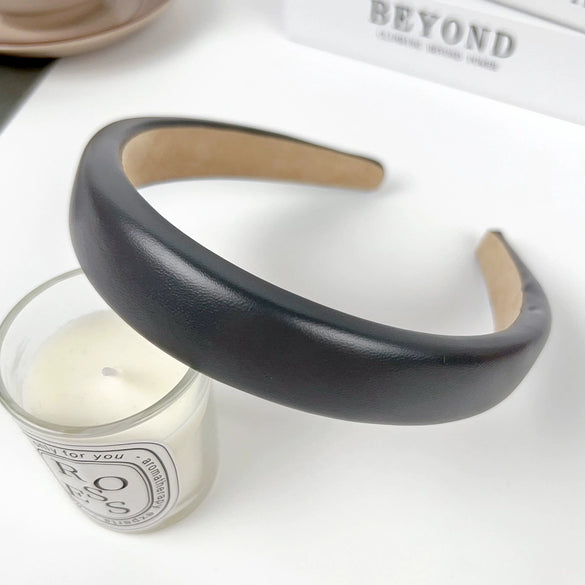 Widebrimmed Sponge High Cranial Top Handmade Cortex Hair Band For Girls