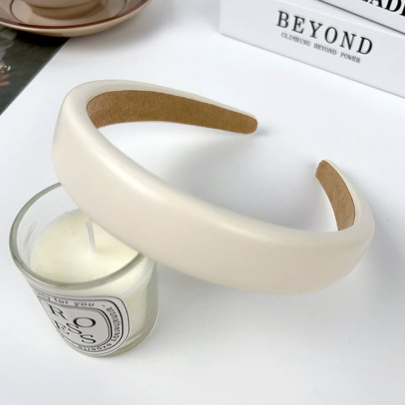 Widebrimmed Sponge High Cranial Top Handmade Cortex Hair Band For Girls