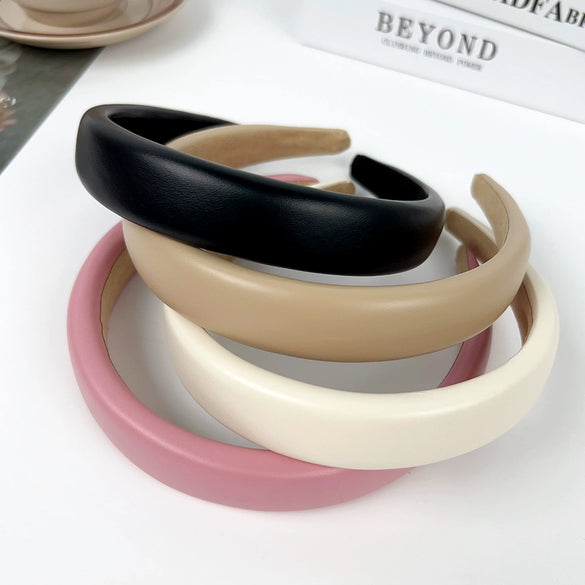Widebrimmed Sponge High Cranial Top Handmade Cortex Hair Band For Girls