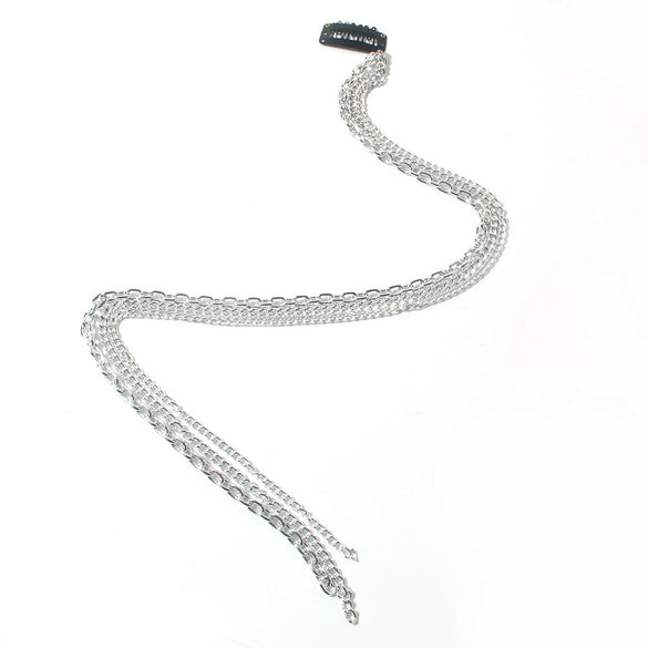 Wig Extension Chain Hair Chain Headwear Headband Bb Clip Aluminum Light Luxury Electroplated